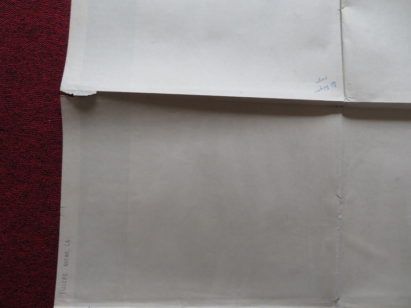 THE BLACK TULIP FOLDED ARGENTINA ONE SHEET POSTER ALAIN DELON VIRNA LISI 1964 - Rendezvous Cinema