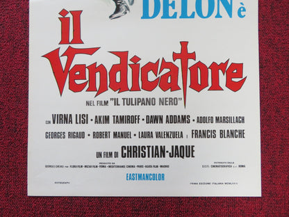 THE BLACK TULIP ITALIAN LOCANDINA POSTER ALAIN DELON VIRNA LISI 1964 Rendezvous Cinema Movie posters