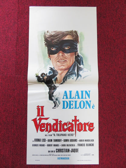 THE BLACK TULIP ITALIAN LOCANDINA POSTER ALAIN DELON VIRNA LISI 1964 Rendezvous Cinema Movie posters