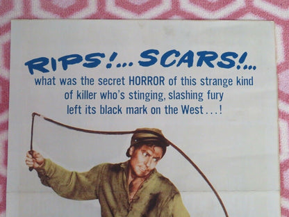 THE BLACK WHIP US INSERT (14"x 36") POSTER HUGH MARLOWE COLEEN GRAY 1956 - Rendezvous Cinema
