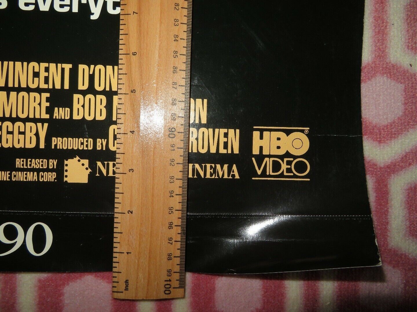 THE BLOOD OF HEROES VHS US ONE SHEET ROLLED POSTER RUTGER HAUER 1990 - Rendezvous Cinema