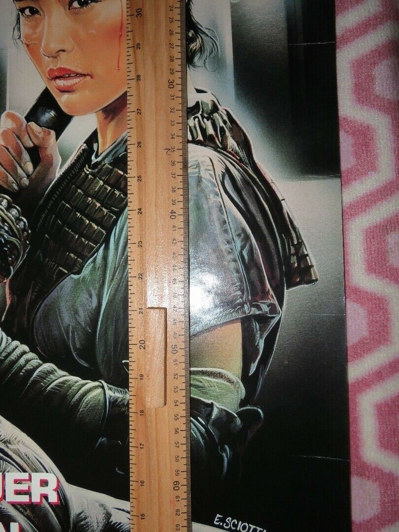 THE BLOOD OF HEROES VHS US ONE SHEET ROLLED POSTER RUTGER HAUER 1990 - Rendezvous Cinema