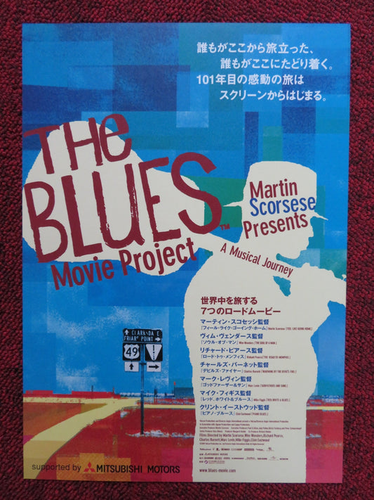 THE BLUES JAPANESE CHIRASHI (B5) POSTER B.B KING IKE TURNER 2003 Rendezvous Cinema Movie posters