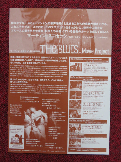 THE BLUES JAPANESE CHIRASHI (B5) POSTER B.B KING IKE TURNER 2003 Rendezvous Cinema Movie posters