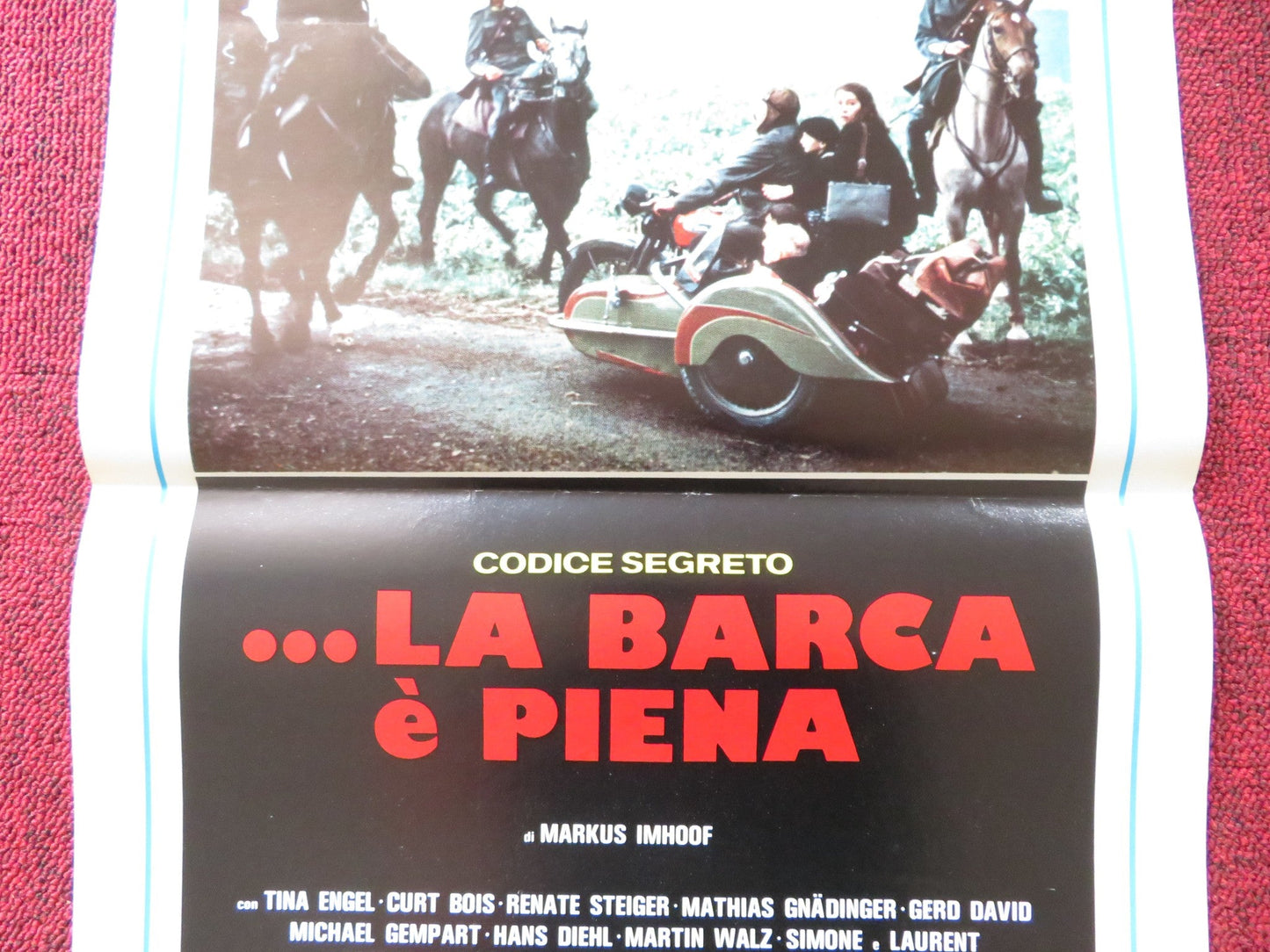 THE BOAT IS FULL ITALIAN LOCANDINA POSTER TINA ENGEL CURT BOIS 1981 Rendezvous Cinema Movie posters