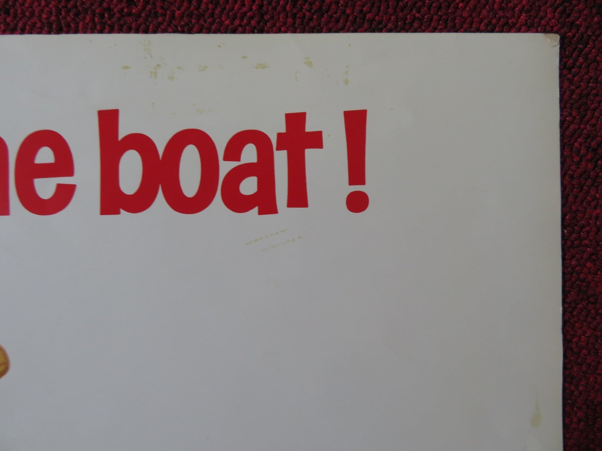 THE BOATNIKS US HALF SHEET (22"x 28") POSTER DISNEY MORSE STEPHANIE POWERS 1977 Rendezvous Cinema Movie posters