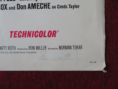 THE BOATNIKS US HALF SHEET (22"x 28") POSTER DISNEY MORSE STEPHANIE POWERS 1977 Rendezvous Cinema Movie posters