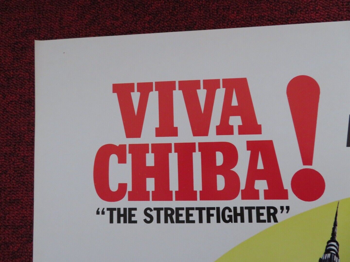 THE BODYGUARD - KUNG FU US ONE SHEET ROLLED POSTER SONNY CHIBA 1976 Movie posters