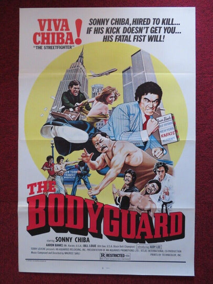 THE BODYGUARD - KUNG FU US ONE SHEET ROLLED POSTER SONNY CHIBA 1976 Movie posters