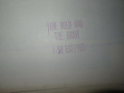 THE BOLD AND THE BRAVE US ONE SHEET POSTER WENDELL COREY MICKEY ROONEY Movie posters