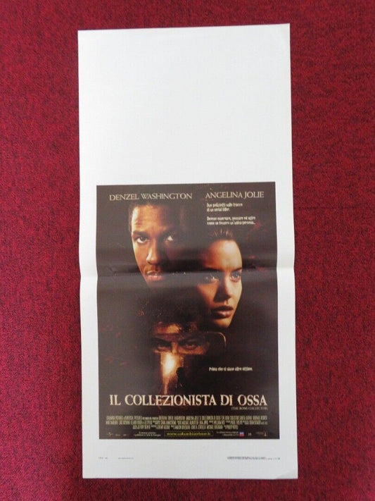 THE BONE COLLECTOR ITALIAN LOCANDINA (27.5"x13") POSTER DENZEL WASHINGTON 2000 Movie posters