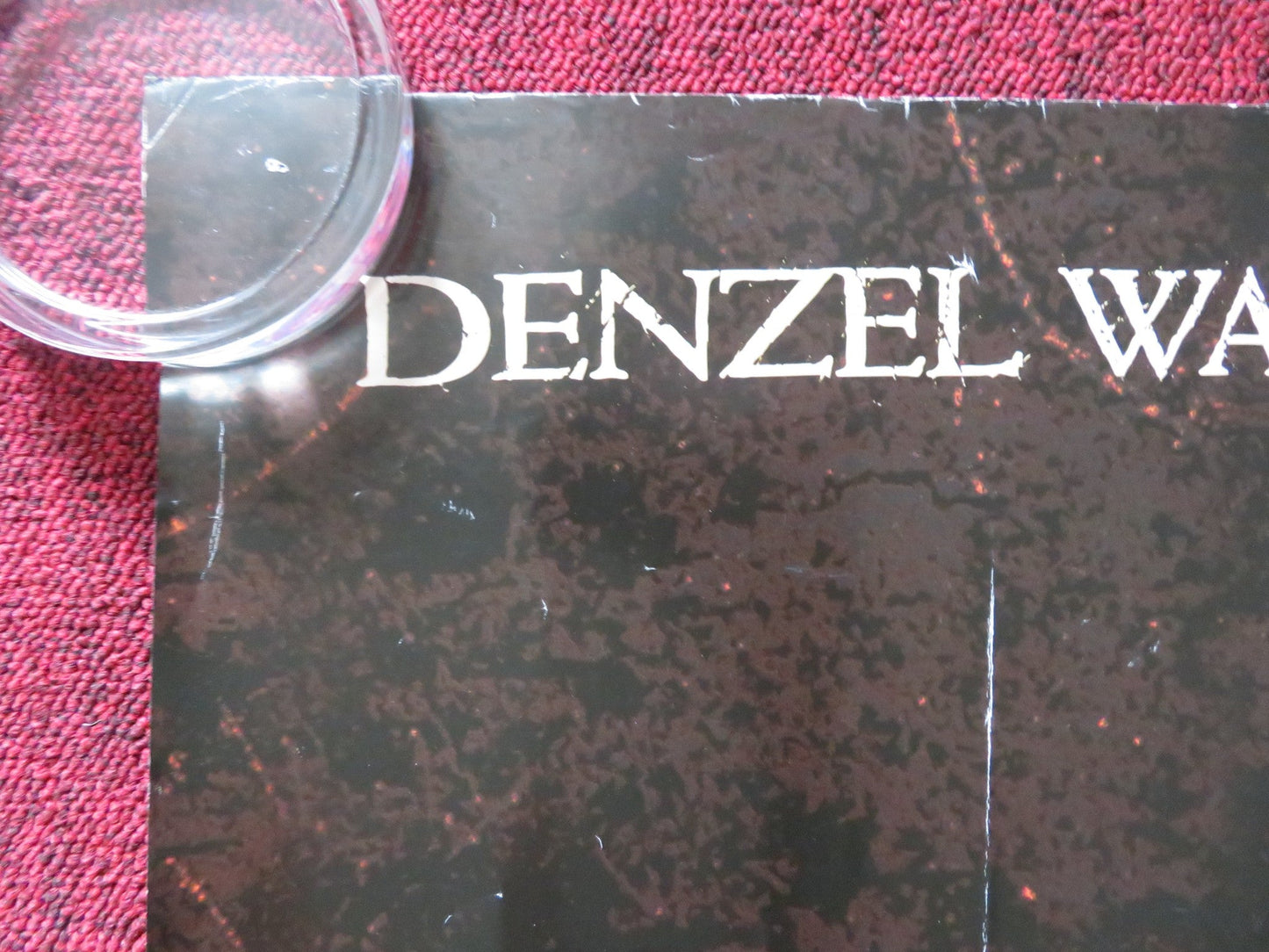 THE BONE COLLECTOR UK QUAD ROLLED POSTER DENZEL WASHINGTON ANGELINA JOLIE 1999 Rendezvous Cinema Movie posters