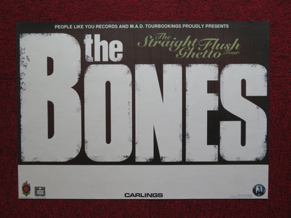 THE BONES THE STRAIGHT FLUSH GHETTO TOUR MUSIC PROMO POSTER TOUR POSTER 2004 Rendezvous Cinema Movie posters