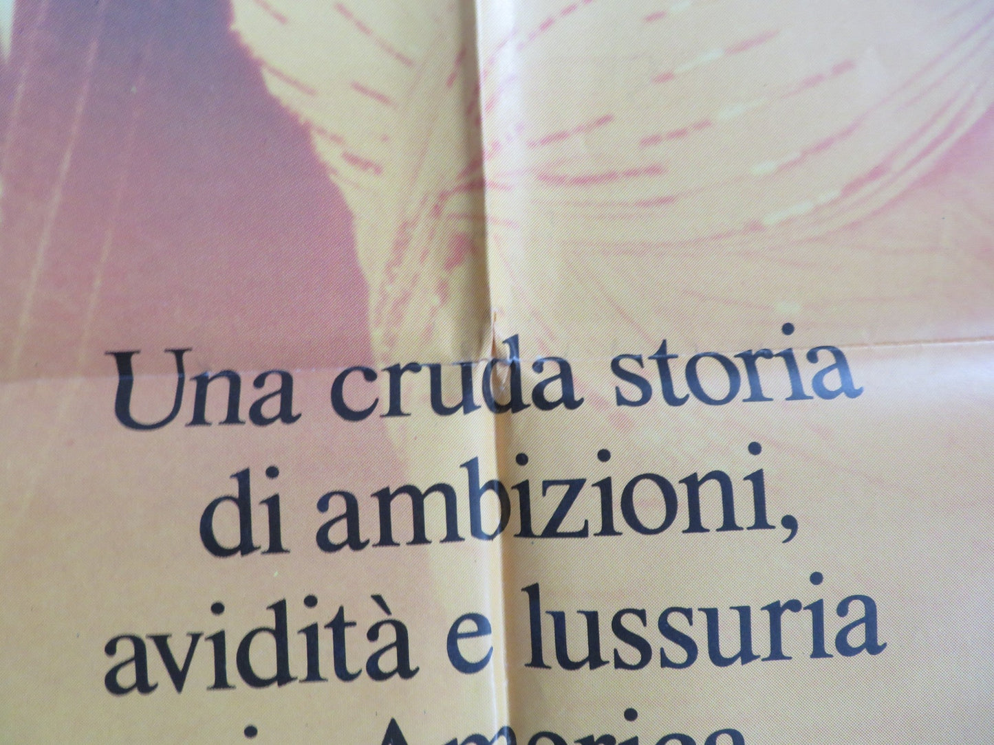 THE BONFIRE OF THE VANITIES ITALIAN 2 FOGLIO POSTER TOM HANKS BRUCE WILLIS '90 Rendezvous Cinema Movie posters