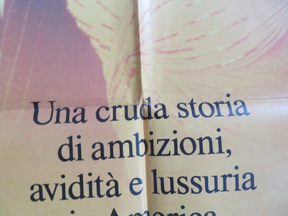 THE BONFIRE OF THE VANITIES ITALIAN 2 FOGLIO POSTER TOM HANKS BRUCE WILLIS '90 Rendezvous Cinema Movie posters