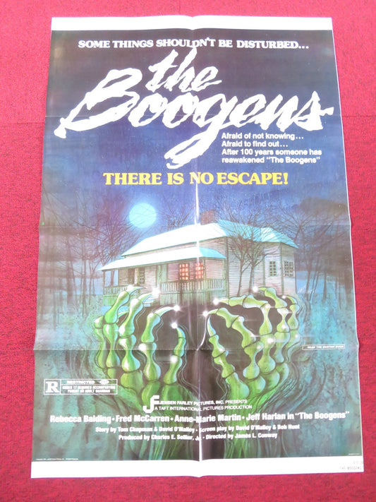 THE BOOGENS FOLDED US ONE SHEET POSTER REBECCA BALDING FRED MCCARREN 1981 Rendezvous Cinema Movie posters