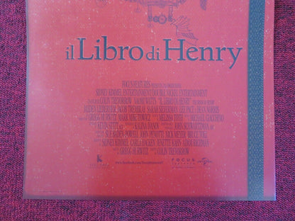THE BOOK OF HENRY ITALIAN LOCANDINA (26.5"x12.5") POSTER NAOMI WATTS 2017 Rendezvous Cinema Movie posters