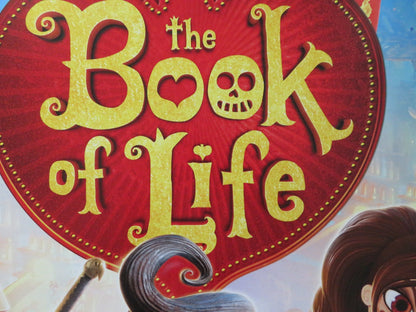THE BOOK OF LIFE UK QUAD (30"x 40") ROLLED POSTER DIEGO LUNA ZOE SALDANA 2014 Rendezvous Cinema Movie posters