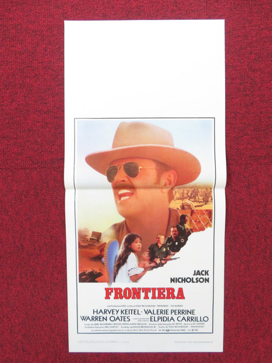 THE BORDER ITALIAN LOCANDINA POSTER JACK NICHOLSON HARVEY KEITEL 1982 Rendezvous Cinema Movie posters