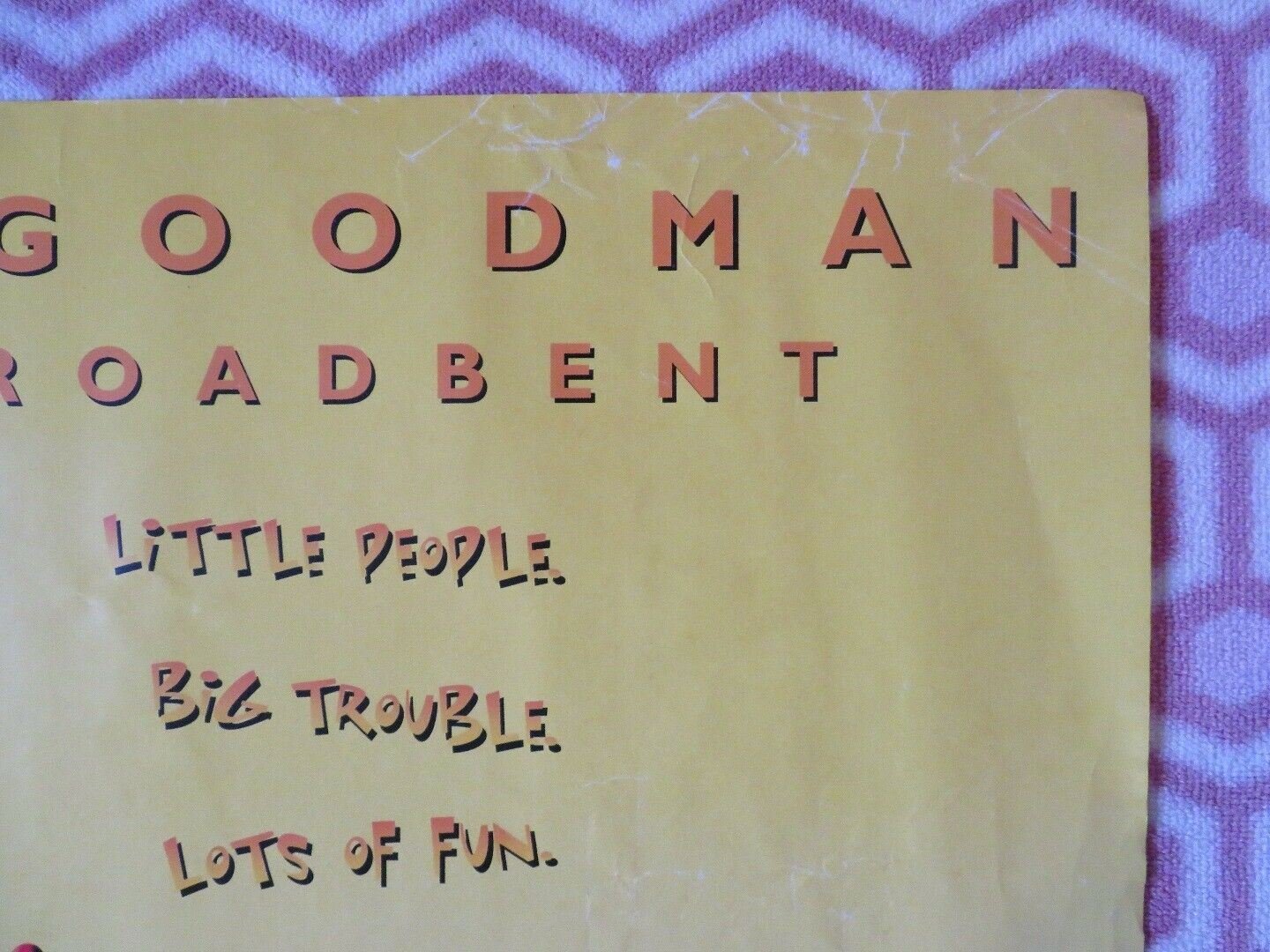 THE BORROWERS QUAD (30"x 40") ROLLED POSTER JOHN GOODMAN JIM BROADBENT 1997 Rendezvous Cinema Movie posters