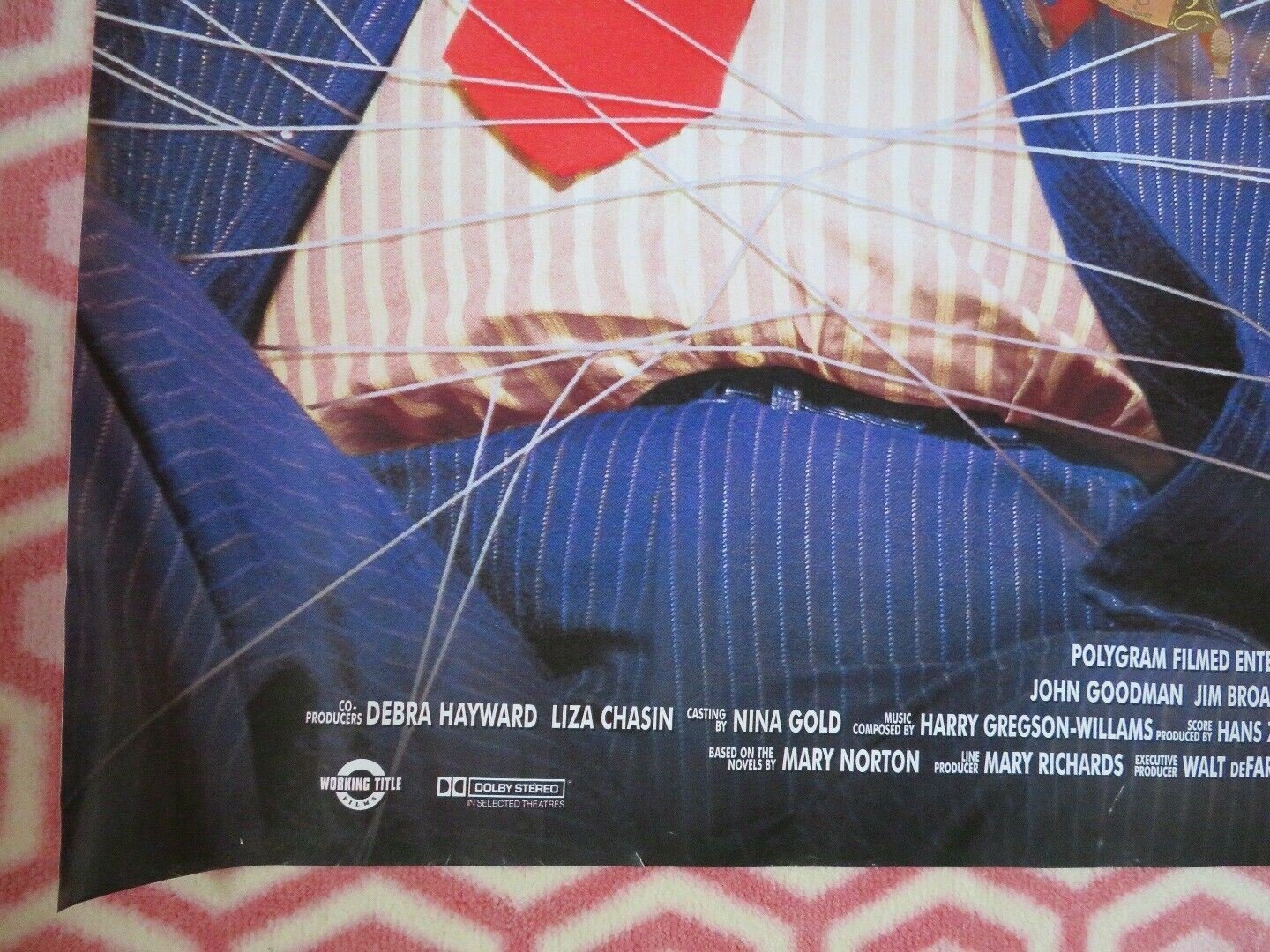 THE BORROWERS QUAD (30"x 40") ROLLED POSTER JOHN GOODMAN JIM BROADBENT 1997 Rendezvous Cinema Movie posters