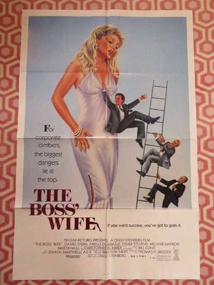THE BOSS' WIFE US ONE SHEET POSTER DANIEL STERN ARIELLE DOMBASLE 1986 - Rendezvous Cinema