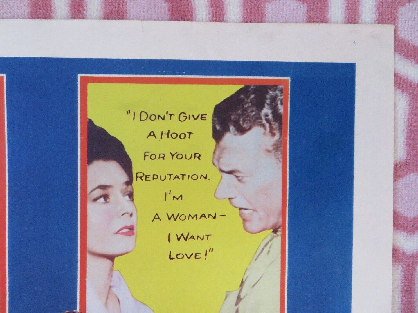 THE BOTTOM OF THE BOTTLE US HALF SHEET (22"x 28") POSTER VAN JOHNSON 1956 Movie posters