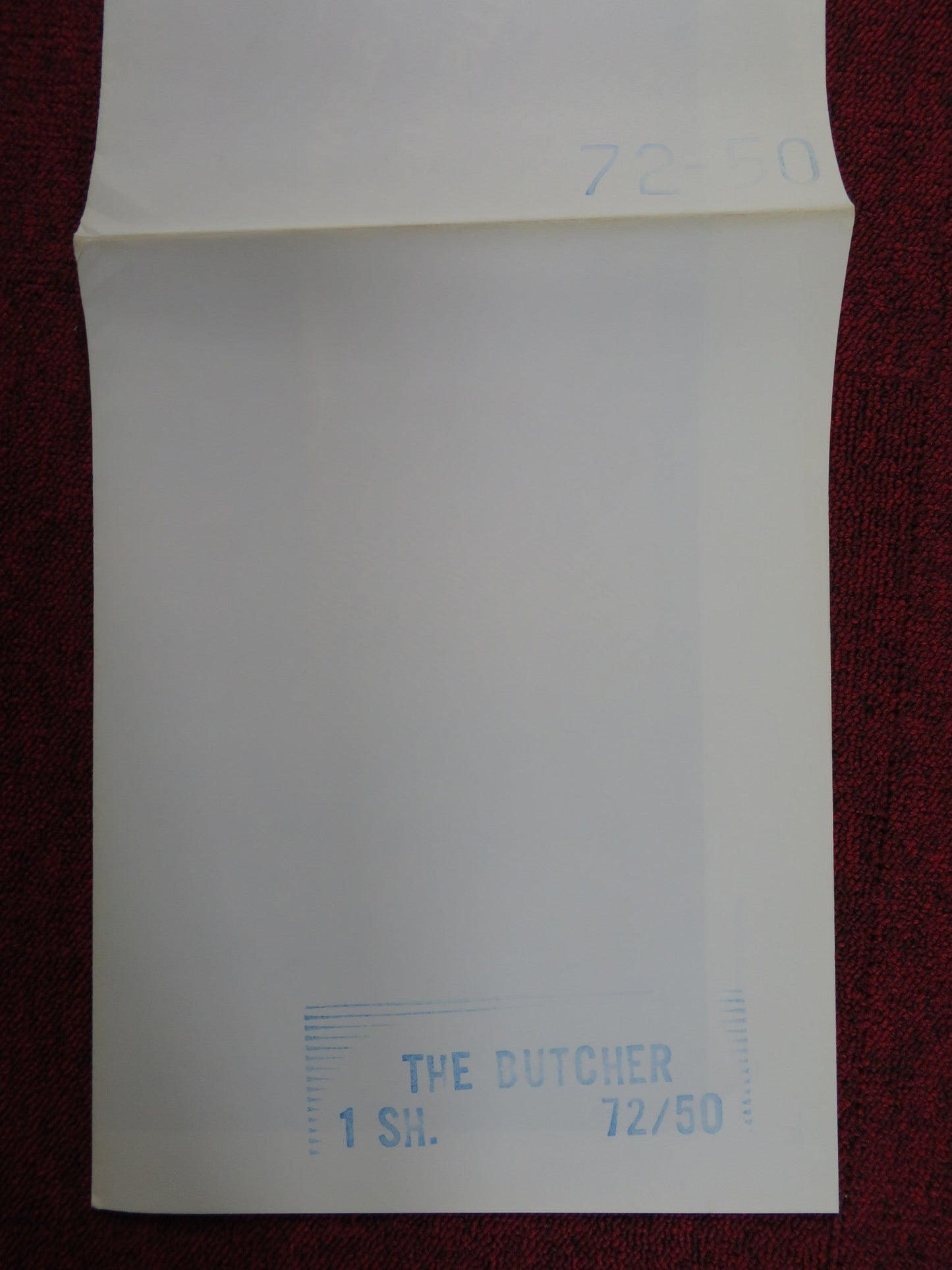 THE BOUCHER FOLDED US ONE SHEET POSTER JEAN YANNE 1972 Rendezvous Cinema Movie posters