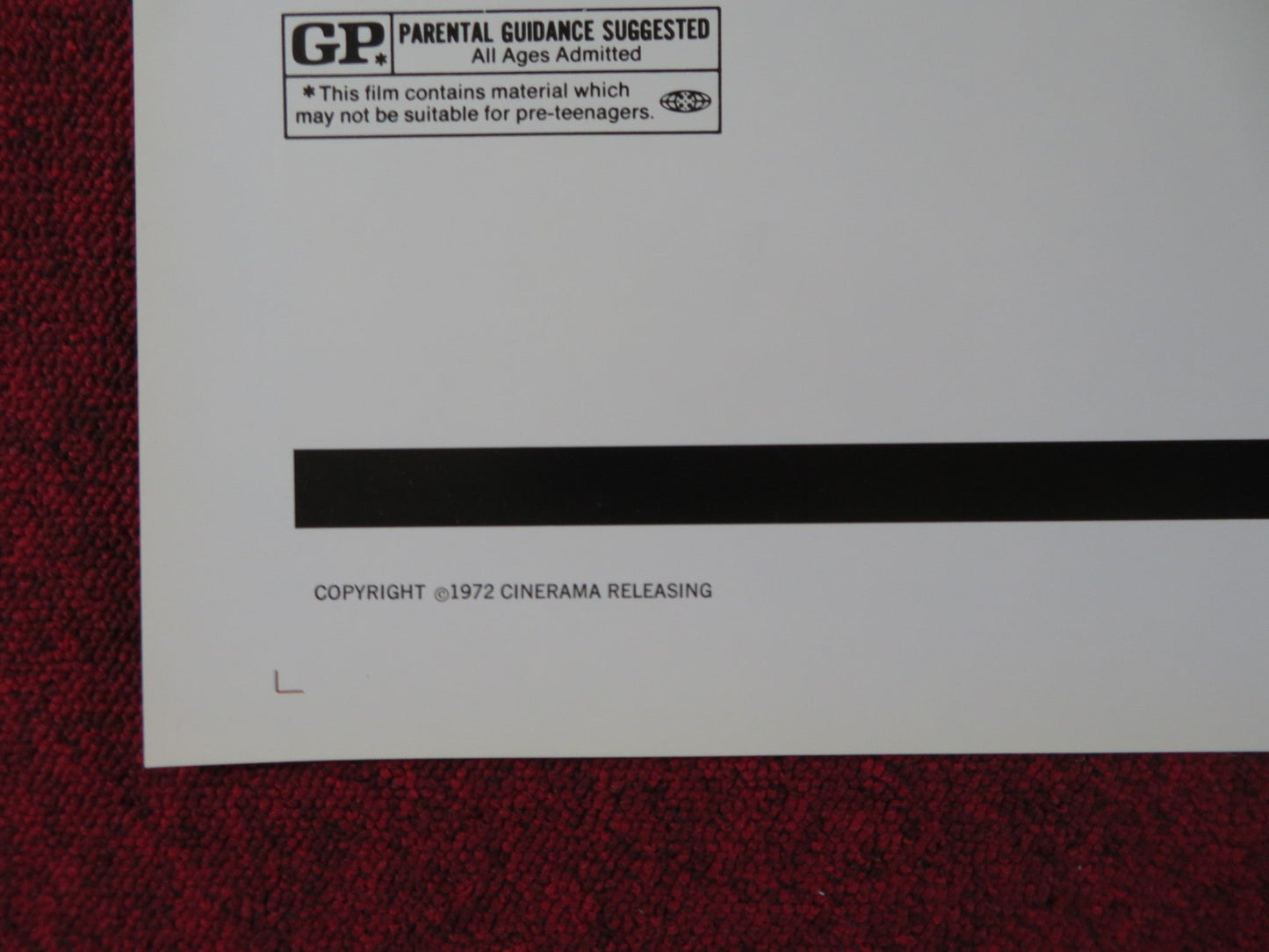 THE BOUCHER FOLDED US ONE SHEET POSTER JEAN YANNE 1972 Rendezvous Cinema Movie posters