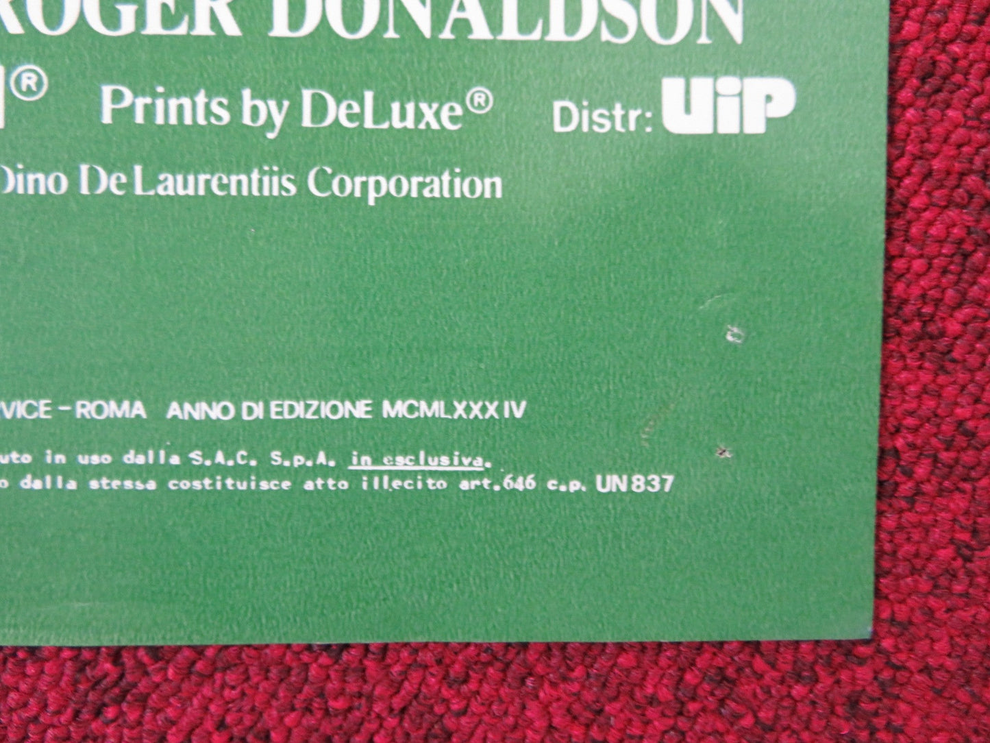 THE BOUNTY - C ITALIAN FOTOBUSTA POSTER MEL GIBSON ANTHONY HOPKINS 1984 Rendezvous Cinema Movie posters