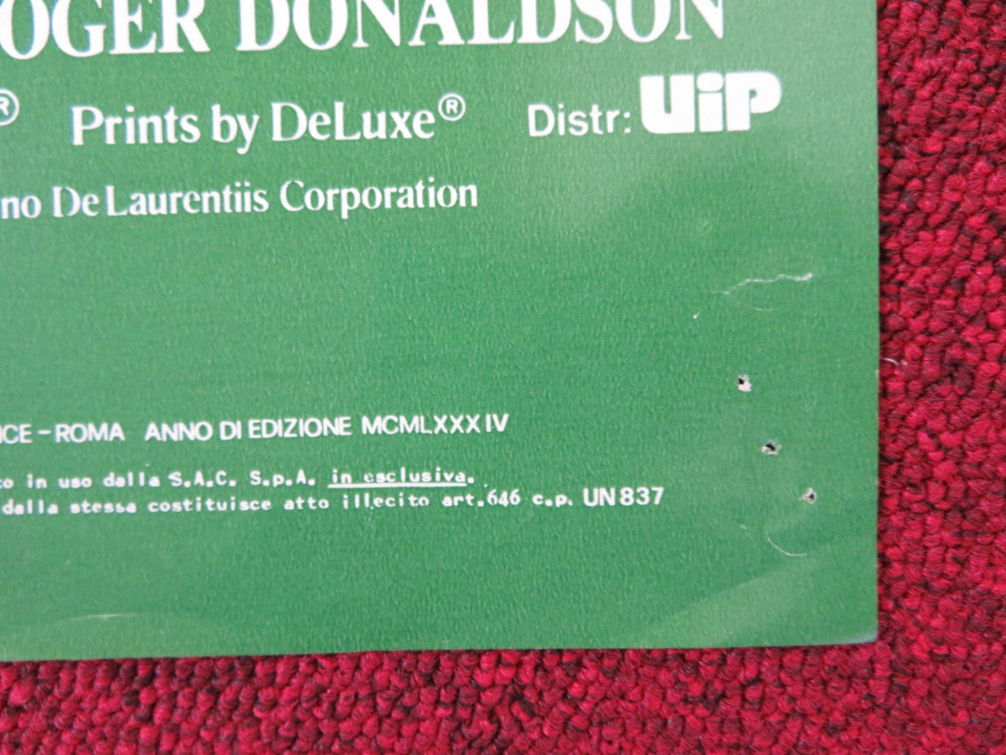 THE BOUNTY - G ITALIAN FOTOBUSTA POSTER MEL GIBSON ANTHONY HOPKINS 1984 Rendezvous Cinema Movie posters