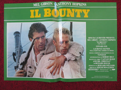 THE BOUNTY - G ITALIAN FOTOBUSTA POSTER MEL GIBSON ANTHONY HOPKINS 1984 Rendezvous Cinema Movie posters