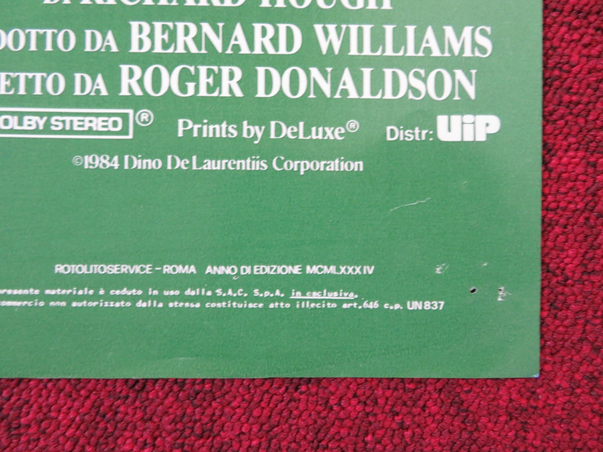 THE BOUNTY - H ITALIAN FOTOBUSTA POSTER MEL GIBSON ANTHONY HOPKINS 1984 Rendezvous Cinema Movie posters