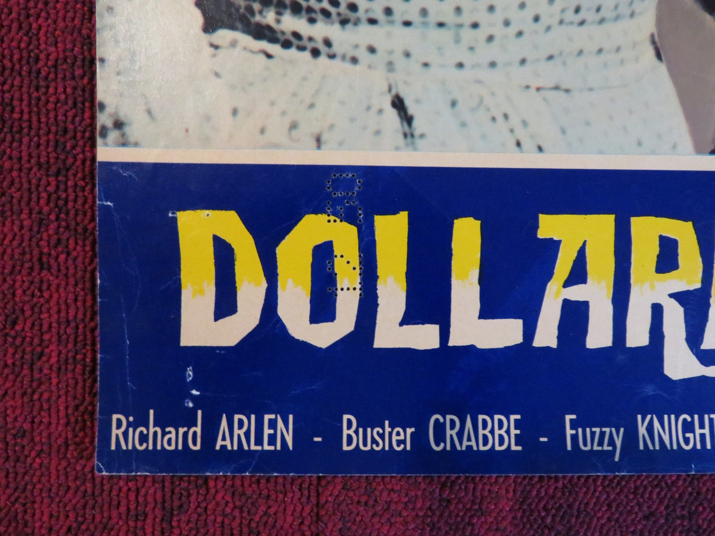 THE BOUNTY KILLER ITALIAN FOTOBUSTA POSTER RICHARD ARELN BUSTER CRABBE 1965 Rendezvous Cinema Movie posters