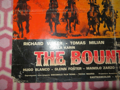 THE BOUNTY KILLER The Ugly Ones- B ITALIAN FOGLIO POSTER RICHARD WYLER 1966 - Rendezvous Cinema