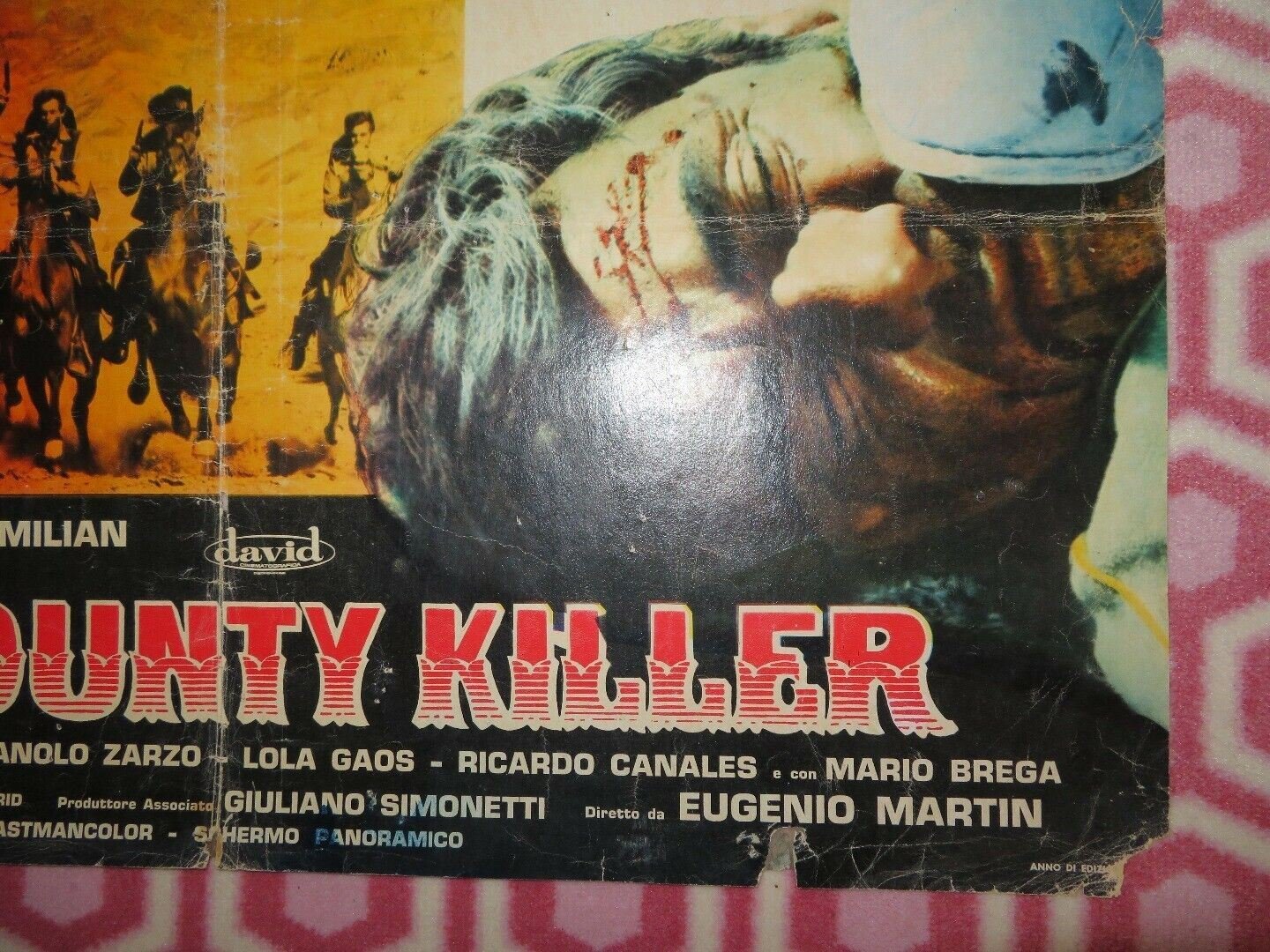 THE BOUNTY KILLER The Ugly Ones- B ITALIAN FOGLIO POSTER RICHARD WYLER 1966 - Rendezvous Cinema