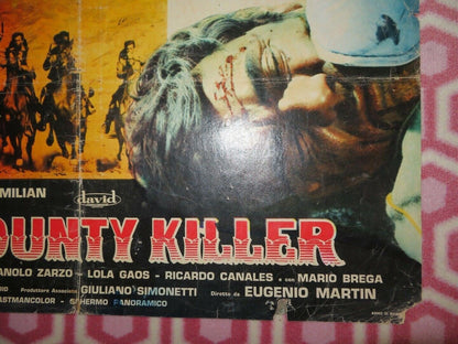 THE BOUNTY KILLER The Ugly Ones- B ITALIAN FOGLIO POSTER RICHARD WYLER 1966 - Rendezvous Cinema