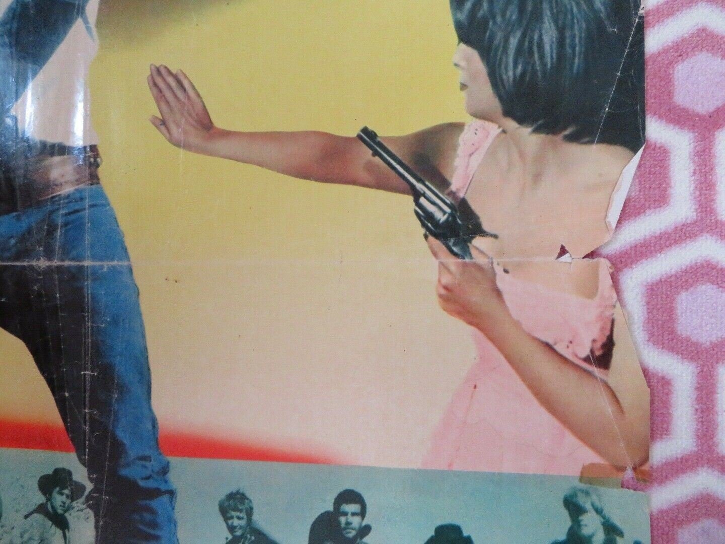 THE BOUNTY KILLER /The Ugly Ones ITALIAN FOGLIO POSTER RICHARD WYLER 1966 Rendezvous Cinema Movie posters