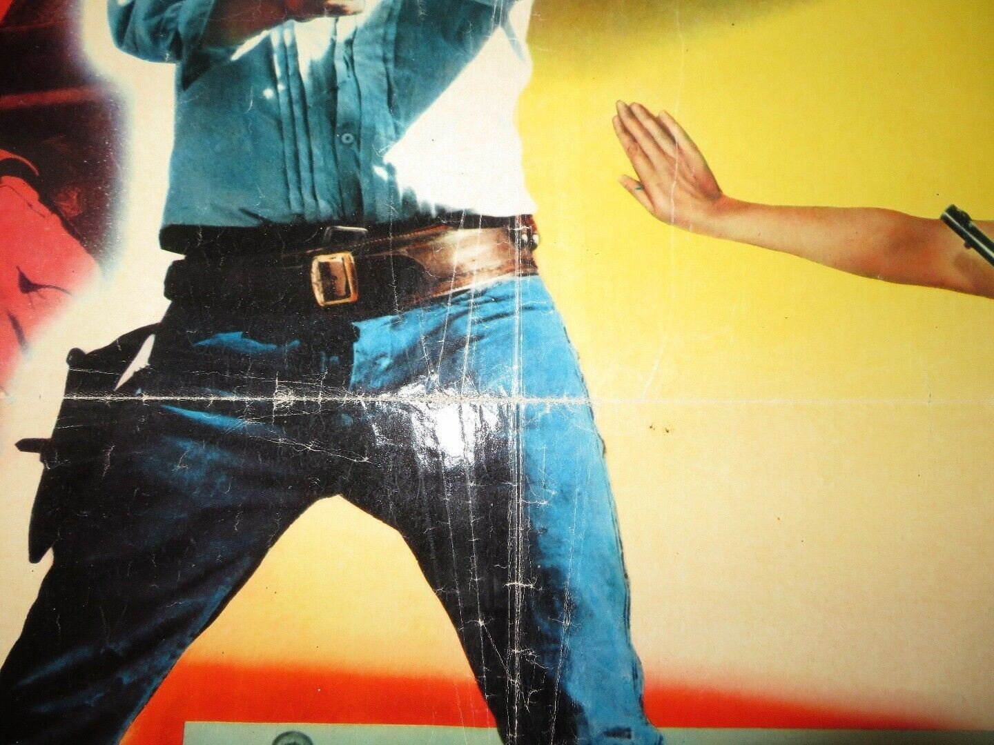 THE BOUNTY KILLER /The Ugly Ones ITALIAN FOGLIO POSTER RICHARD WYLER 1966 Rendezvous Cinema Movie posters