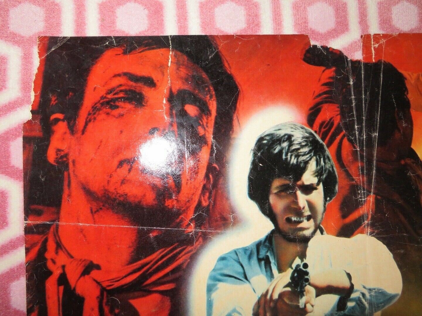 THE BOUNTY KILLER /The Ugly Ones ITALIAN FOGLIO POSTER RICHARD WYLER 1966 Rendezvous Cinema Movie posters