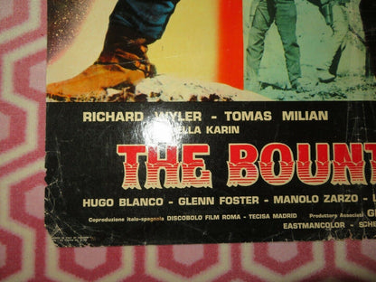 THE BOUNTY KILLER /The Ugly Ones ITALIAN FOGLIO POSTER RICHARD WYLER 1966 Rendezvous Cinema Movie posters