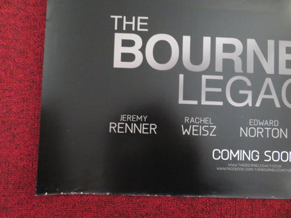 THE BOURNE LEGACY UK QUAD (30"x 40") ROLLED POSTER JEREMY RENNER R.WEISZ 2012 Rendezvous Cinema Movie posters