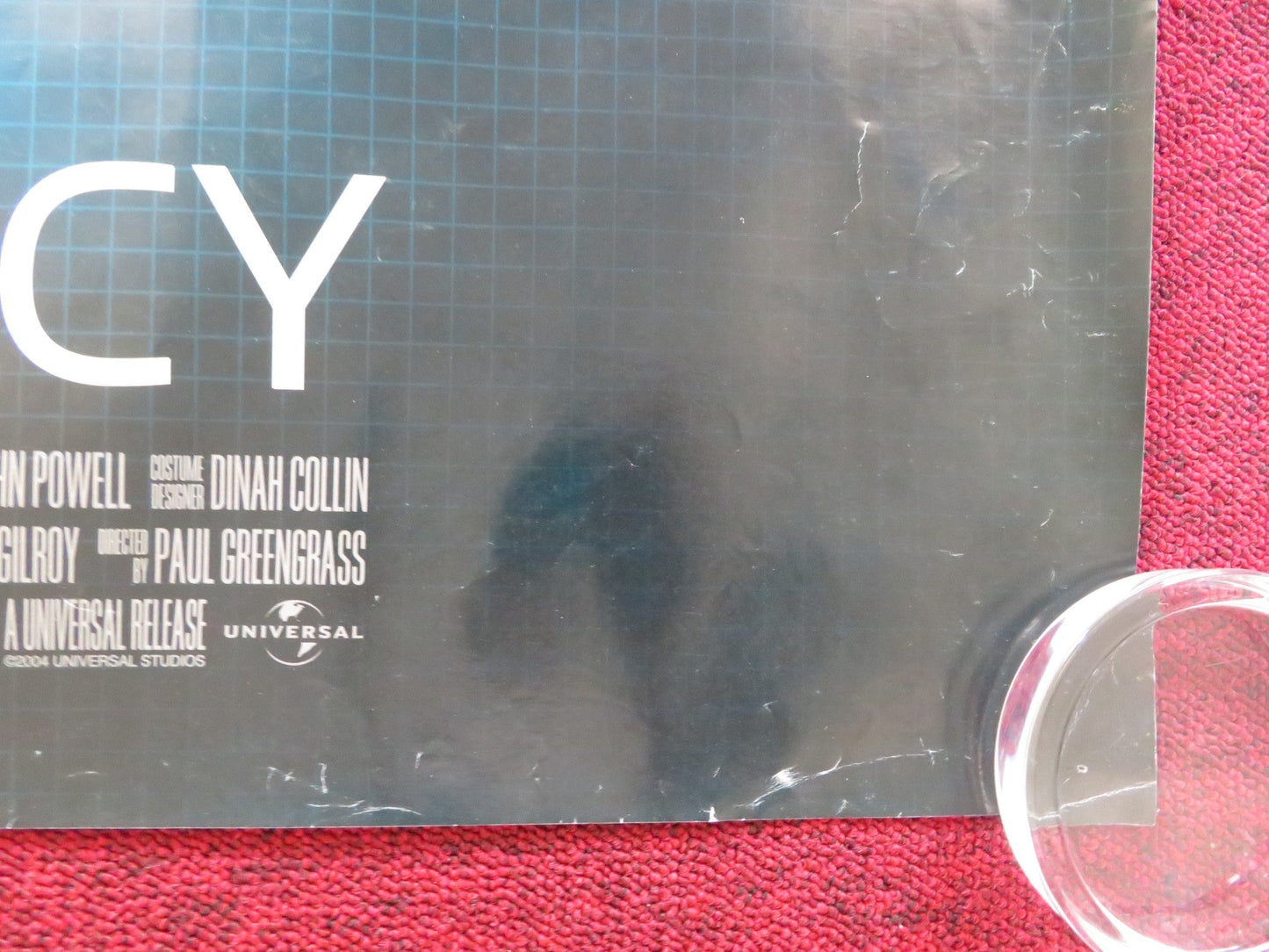 THE BOURNE SUPREMACY UK QUAD (30"x 40") ROLLED POSTER MATT DAMON F. POTENTE 2004 Rendezvous Cinema Movie posters