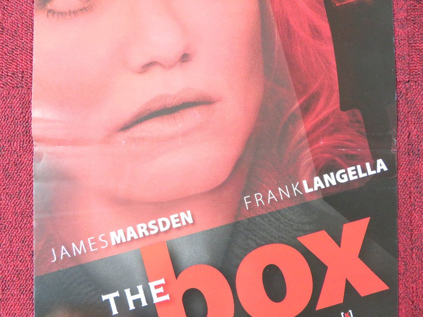 THE BOX ITALIAN LOCANDINA POSTER CAMERON DIAZ FRANK LANGELLA 2009 Rendezvous Cinema Movie posters