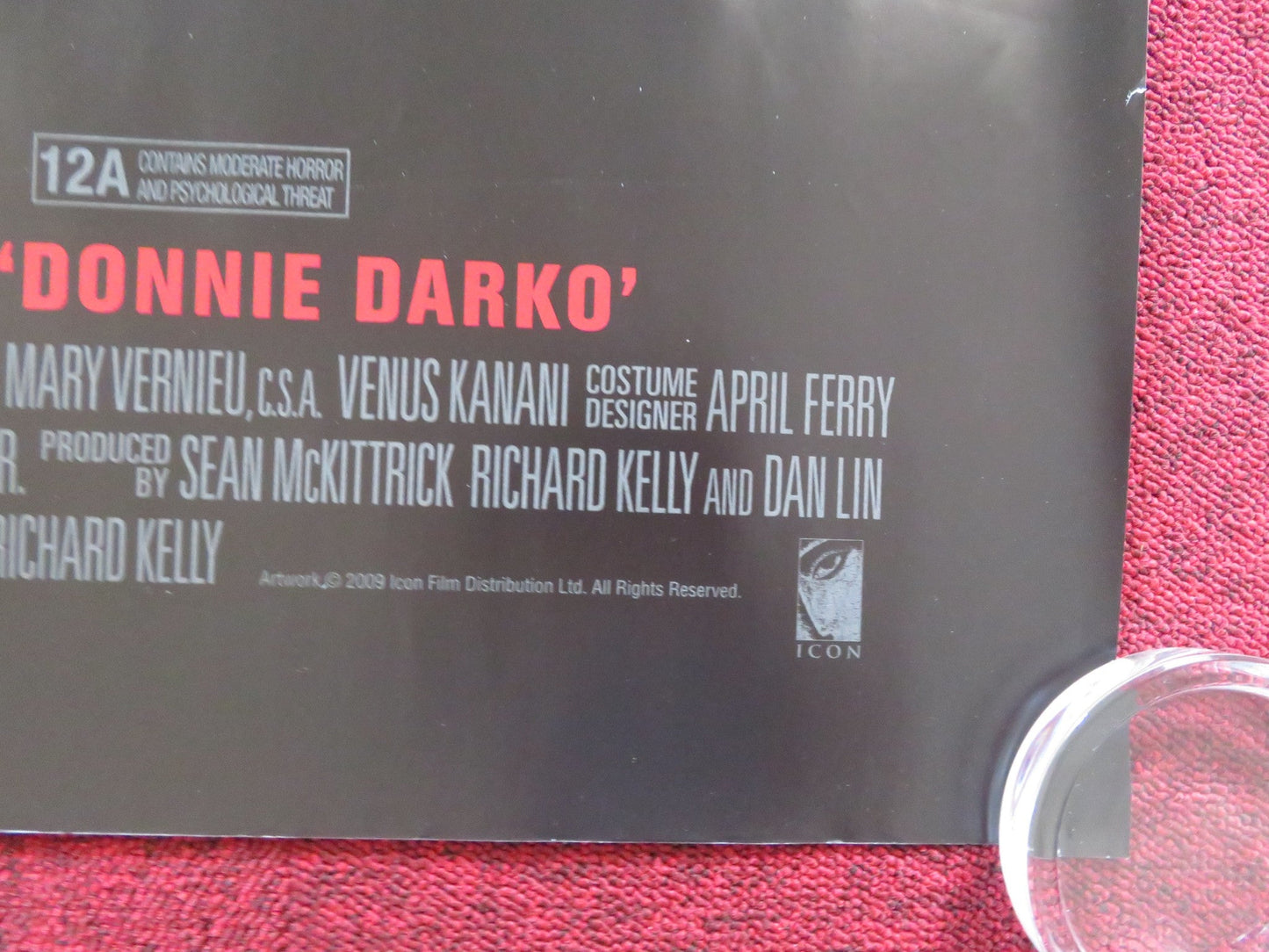 THE BOX UK QUAD (30"x 40") ROLLED POSTER CAMERON DIAZ JAMES MARSDEN 2009 Rendezvous Cinema Movie posters