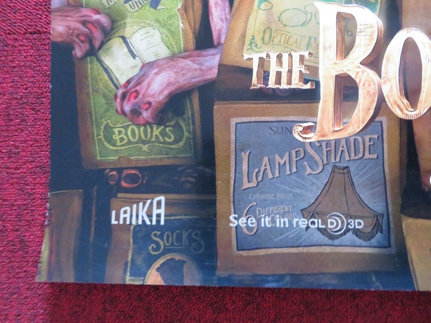 THE BOXTROLLS US ONE SHEET ROLLED POSTER STEVE BLUM DEE BRADLEY BAKER 2014 Movie posters