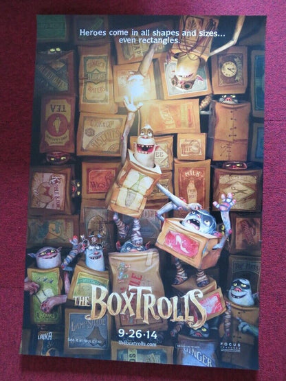 THE BOXTROLLS US ONE SHEET ROLLED POSTER STEVE BLUM DEE BRADLEY BAKER 2014 Movie posters