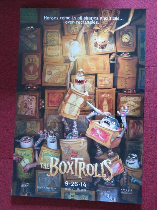THE BOXTROLLS US ONE SHEET ROLLED POSTER STEVE BLUM DEE BRADLEY BAKER 2014 Movie posters