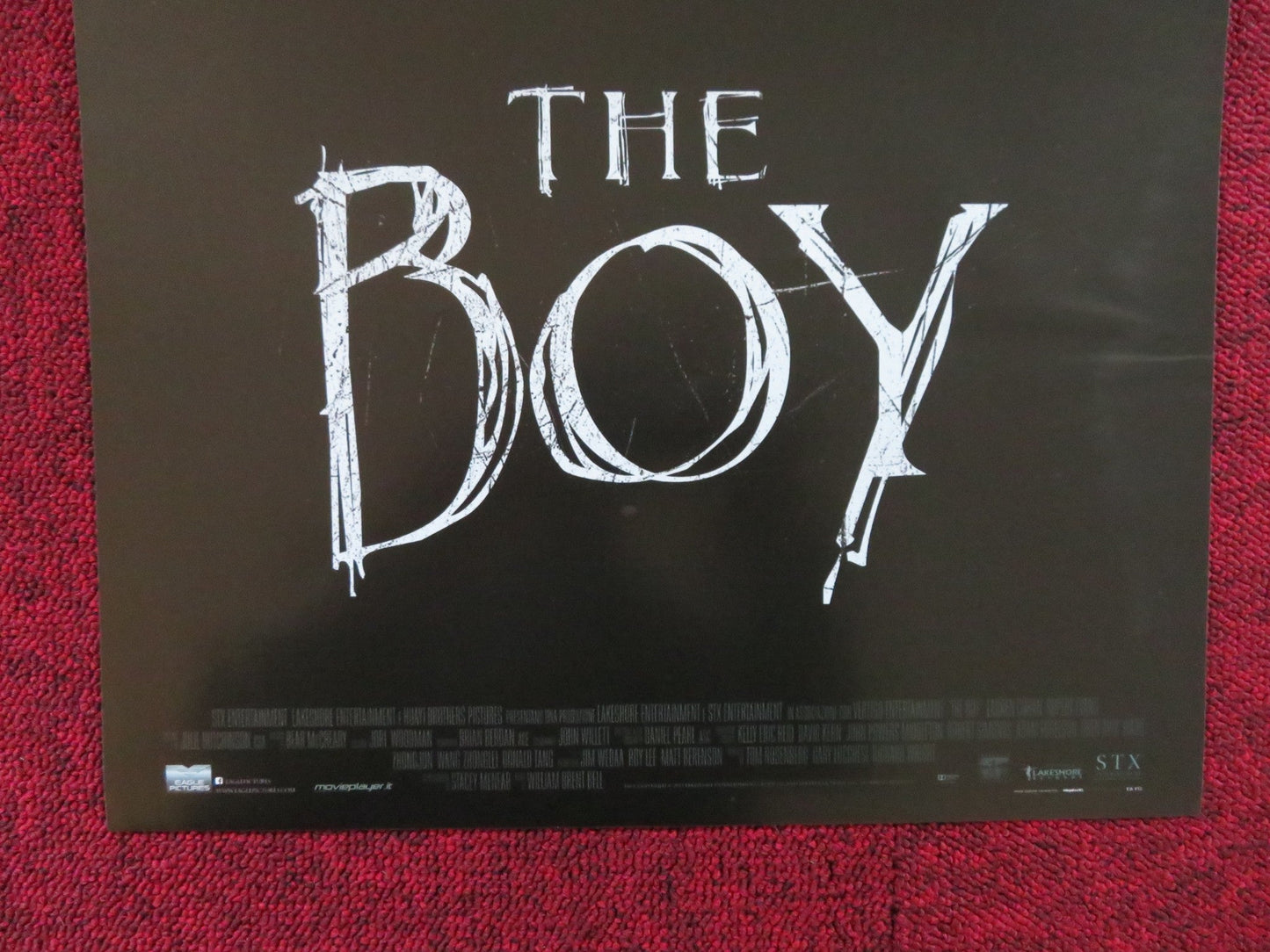 THE BOY ITALIAN LOCANDINA POSTER LAUREN COHAN RUPERT EVANS 2016 Rendezvous Cinema Movie posters