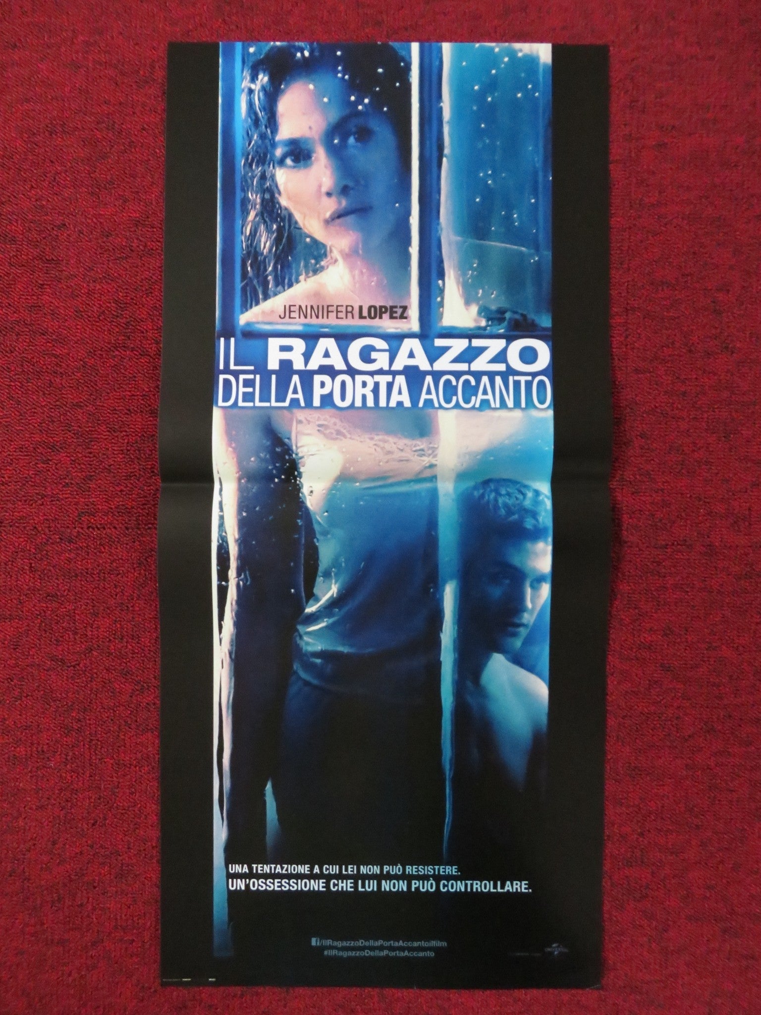 THE BOY NEXT DOOR ITALIAN LOCANDINA POSTER JENNIFER LOPEZ RYAN GUZMAN 2015 Rendezvous Cinema Movie posters